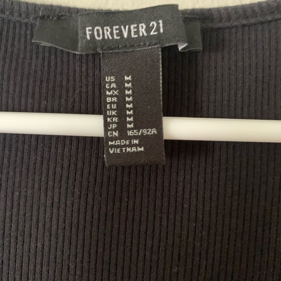 Forever 21 Bodycon Black Dress - Picture 2 of 2